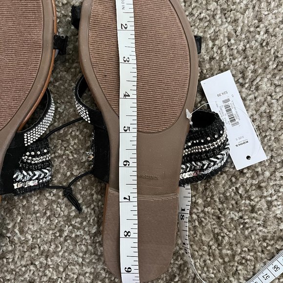 Sonoma Boho Slide Sandals With Bling Women Size Small - Picture 7 of 8
